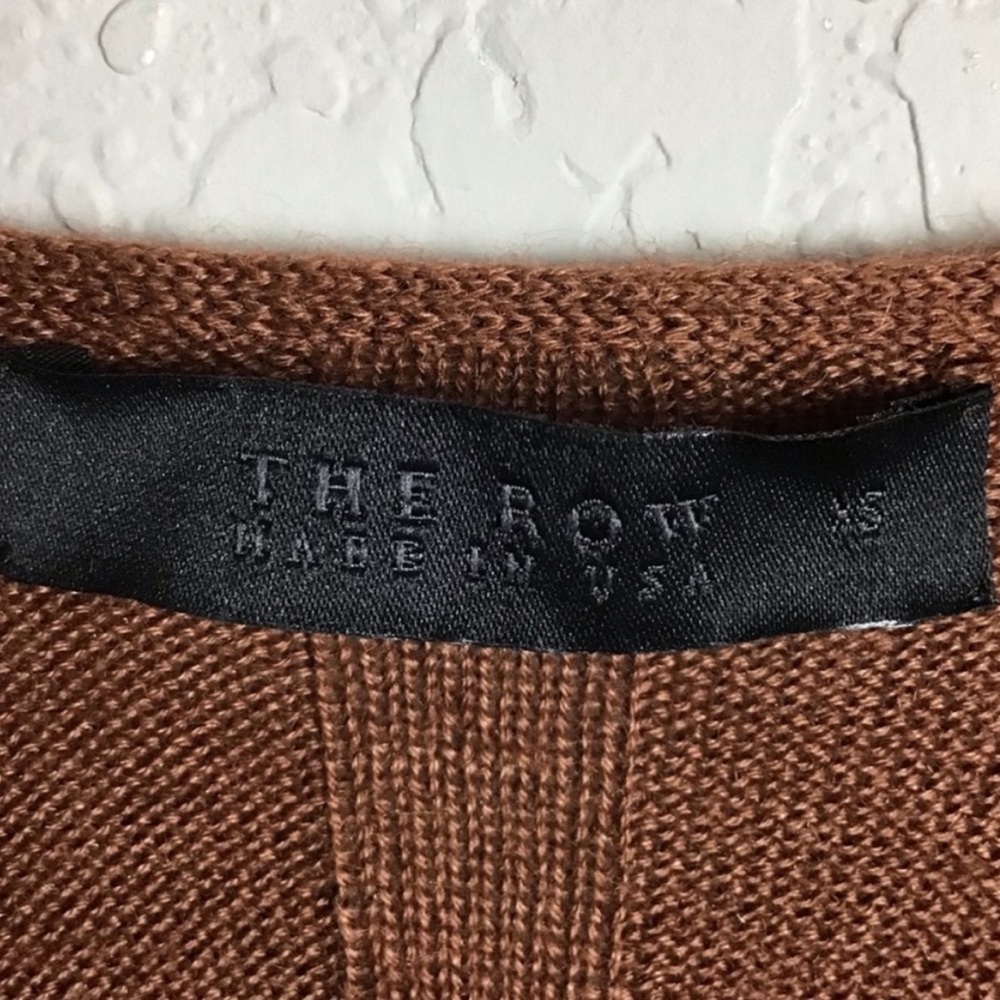 The Row Cardigan Sweater Long Sleeve Open Front Knit - Picture 7 of 7